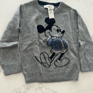 NWT Baby GAP Disney Mickey Mouse Sweater - 3T